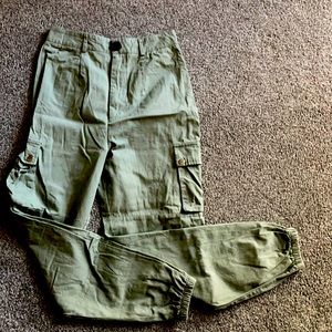 High waisted cargo pant